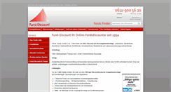 Desktop Screenshot of fund-discount.de